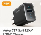 Anker 737 GaN 120W USB-C Charger