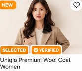 Uniqlo Premium Wool Coat Women