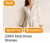 ZARA Midi Dress Women