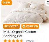 MUJI Organic Cotton Bedding Set