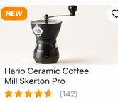 Hario Ceramic Coffee Mill Skerton Pro