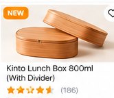 Kinto Lunch Box 800ml (With Divider)