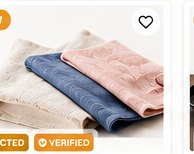 Japanese Linen Hand Towel Organic Cotton Blend