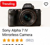 Sony Alpha 7 IV Mirrorless Camera