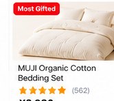 MUJI Organic Cotton Bedding Set