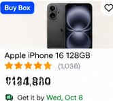 Apple iPhone 16 128GB