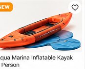 Aqua Marina Inflatable Kayak 2 Person