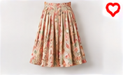 Pleated Midi Skirt