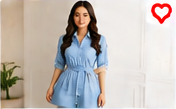 Shirt Dress with Belt