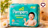 Pampers Baby Dry Diapers (Tape, Size M, 64 Pieces)