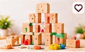Hape Wooden Building Blocks (100 Pieces)