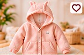 Baby Hooded Jacket (Bunny Ears)
