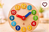Hape Wooden Learning Clock