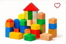 Wooden Building Blocks (50 Pieces)