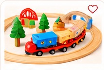 Wooden Train Set (45 Pieces)