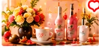 Elegant Flower & Tea Celebration Gift Set