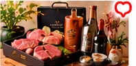 Premium Japanese Gourmet Gift Set (Wagyu & Sake)
