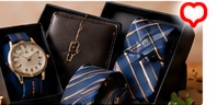 Fashion Accessory Gift Set (Tie, Wallet & Watch)