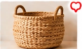 Handwoven Seagrass Storage Basket