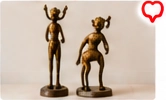 Handmade Metal Art Figurine