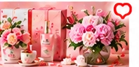 Mother's Day Flower & Tea Set