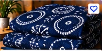 Adire Fabric β Circle Motif (6 Yards)