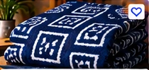 Adire Fabric β Geometric Pattern (6 Yards)