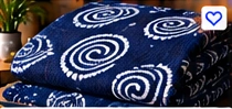Adire Fabric β Spiral Pattern (6 Yards)