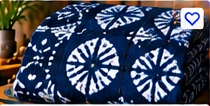Adire Fabric β Indigo Tie Dye (6 Yards)