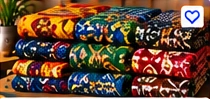 African Craft Fabric Bundle (5 Assorted Prints β 5 Yards Each)