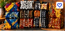 African Craft & DIY Fabric Set (10 Assorted Prints β 1 Yard Each)