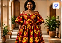 Ankara Maxi Dress β Bold Floral Print