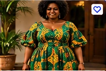 Plus Size African Dress