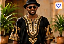 Men’s Long Dashiki – Classic African Style