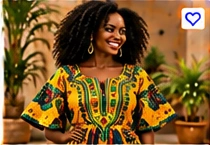 Women’s Dashiki Top – Modern Fit