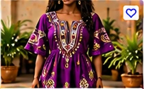 Dashiki Dress – Elegant Print