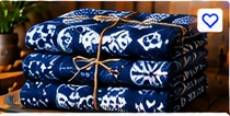 Adire Fabric Bundle (5 Assorted Prints β 15 Yards)