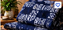 Nigerian Adire Fabric (4 Yards) β Indigo