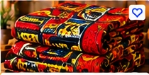 Kitenge Fabric β Geometric Pattern (6 Yards)