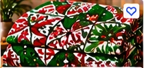 Kitenge Fabric β Leaf Pattern (6 Yards)