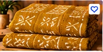 Mudcloth Fabric (Ochre) β Traditional Motif β 6 Yards