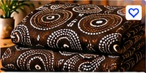 Shweshwe Fabric β Brown Heritage Pattern (6 Yards)