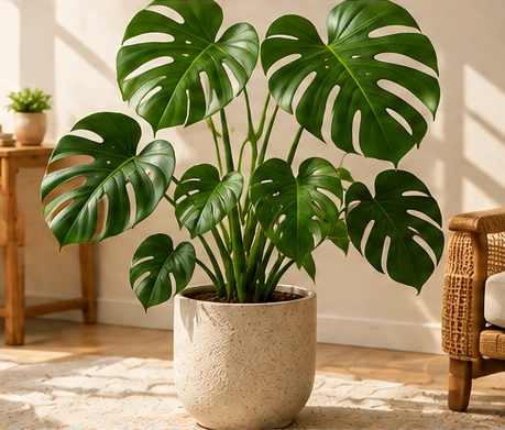 Indoor Green Plant (Monstera)