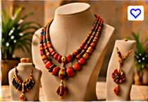 African Bead Jewelry Set