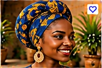 Kente Headwrap – Royal Heritage Style