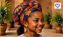 Kids Headwrap – Adorable Ankara Style