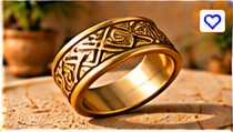 Adinkra Ring – Symbolic Design