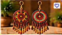 Maasai Inspired Earrings – Bold & Beautiful