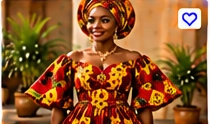 Women’s Ankara Traditional Dress