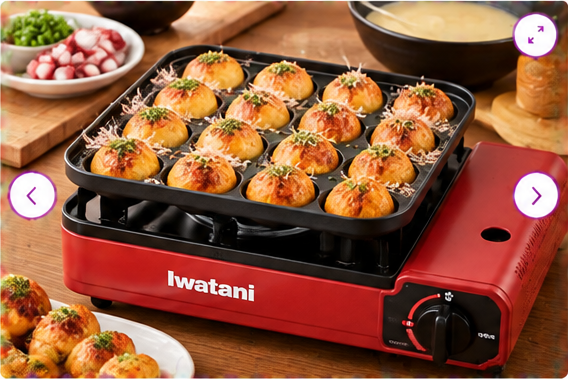 Iwatani Takoyaki Pan CB-A-TKP product image 1